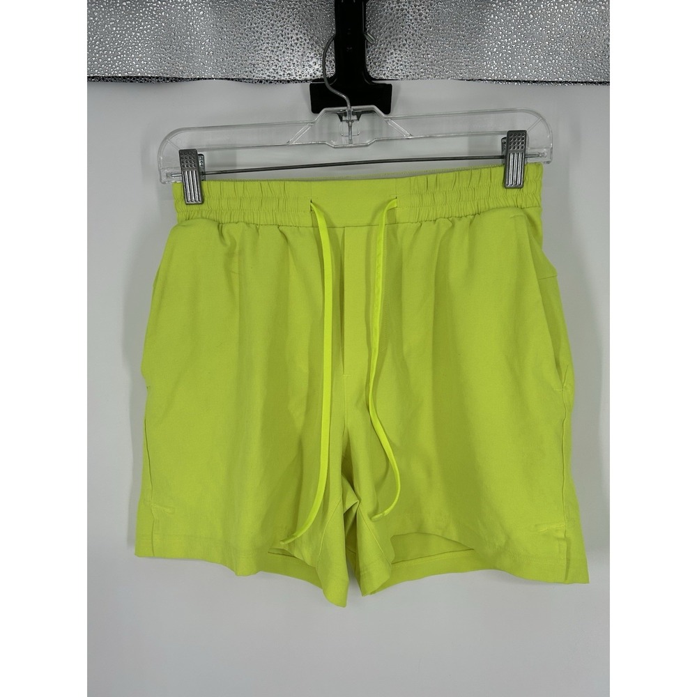 Lululemon Channel Cross Swim Short 5" 5 Inch Inseam Highlight Yellow M7AS1S Smal